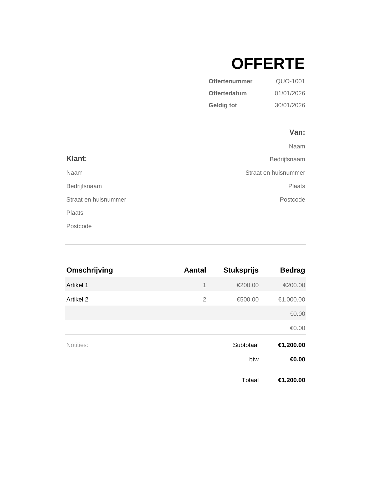 Offerte Offerte